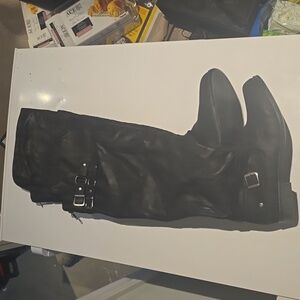 Brand New Over the Knee Buckle Boots